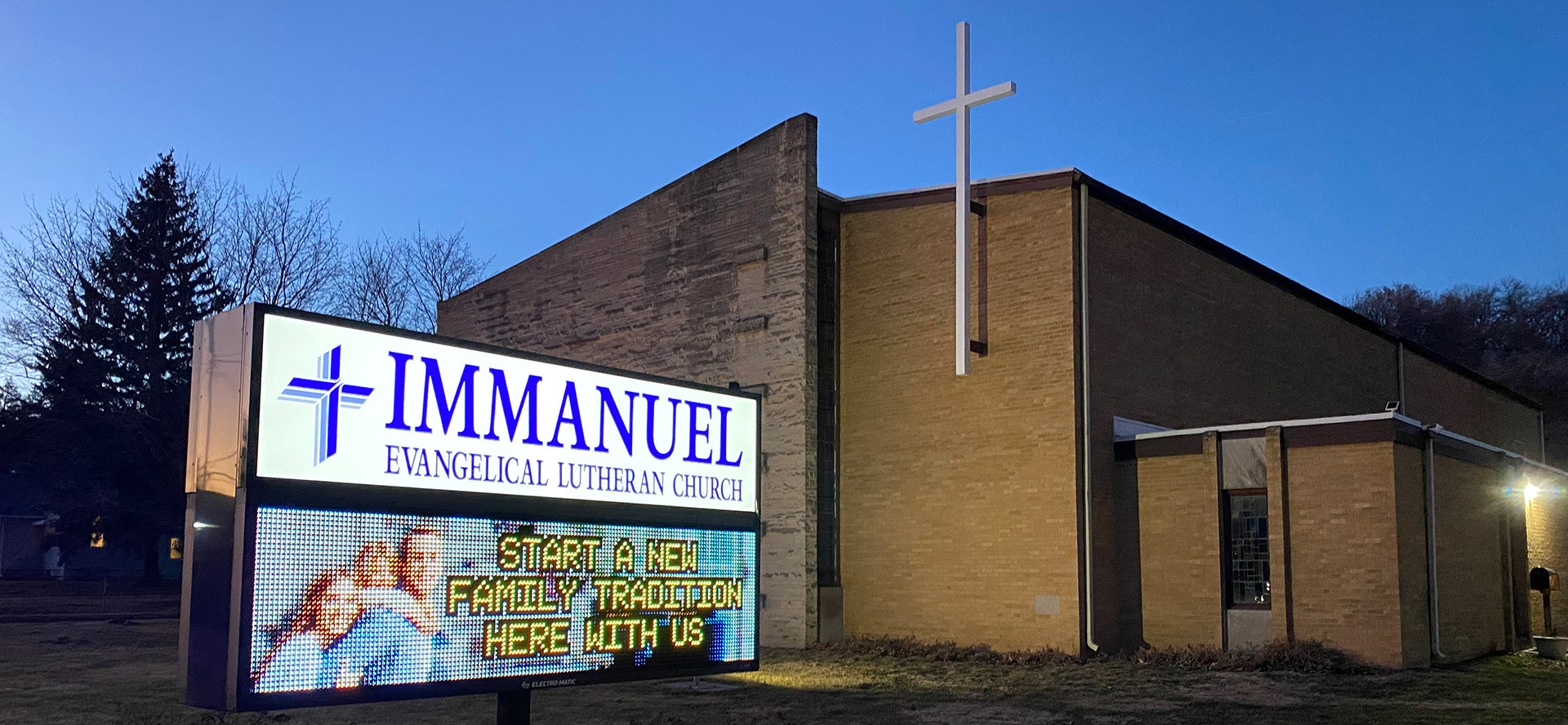 Exterior of the church